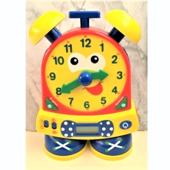NEW The Learning Journey Telly Teaching Time Clock English/Spanish - Picture 1 of 8